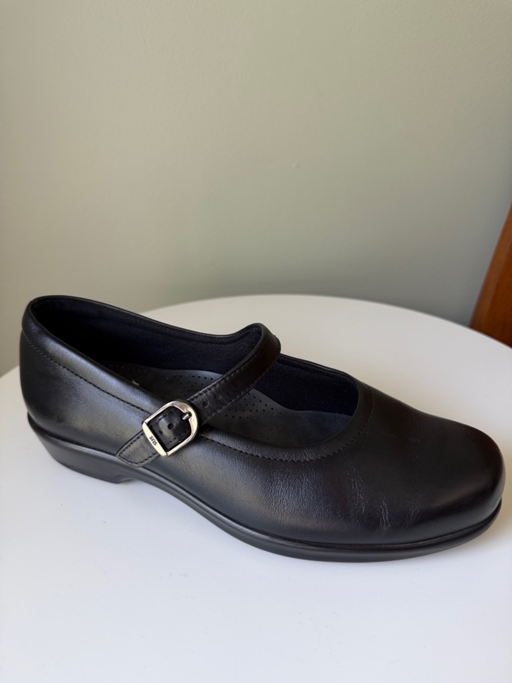 SAS Maria Mary Jane leather shoe Tripad Comfort Cushioned Collar Size 8.5 EUC